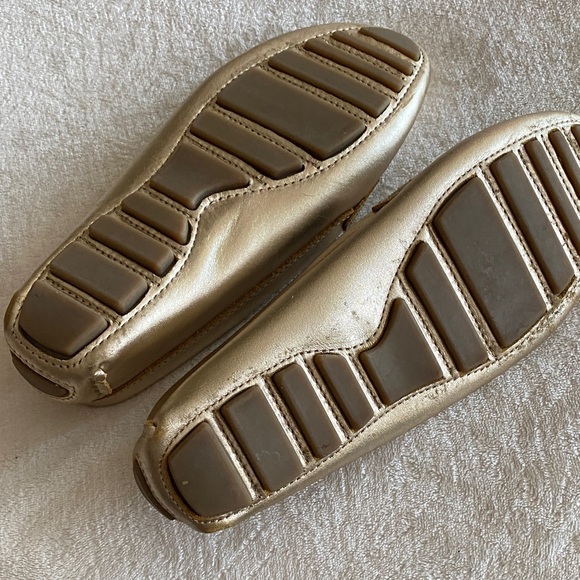 Eastland Metallic Gold Loafers - Picture 3 of 8
